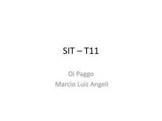 sit t11
