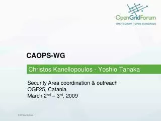 CAOPS-WG