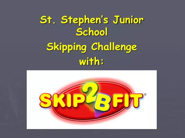 st stephen s junior school skipping challenge with