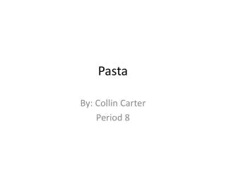 pasta