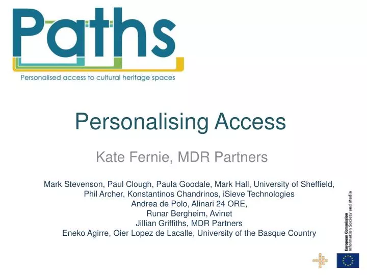 personalising access