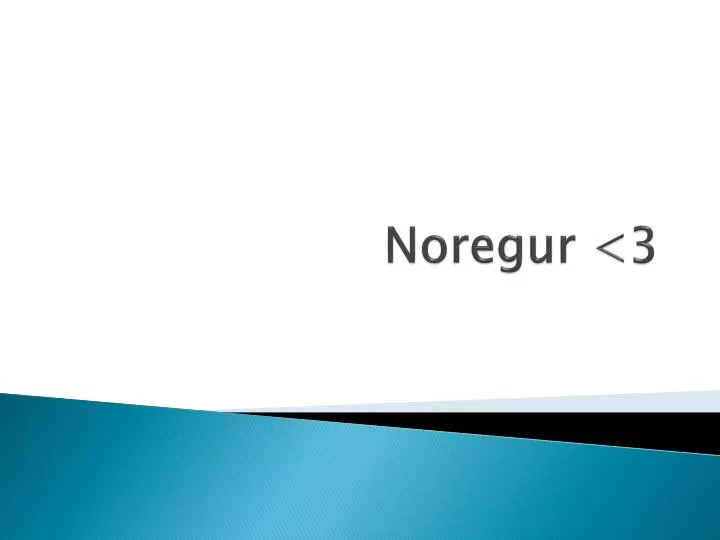 noregur 3