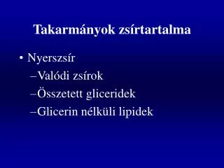 takarm nyok zs rtartalma