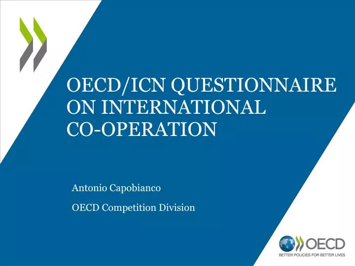 oecd icn questionnaire on international co operation