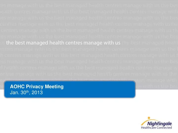aohc privacy meeting jan 30 th 2013