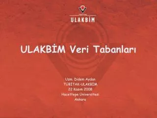 ulakb m veri tabanlar