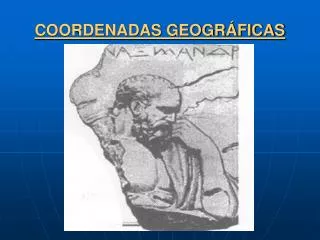 coordenadas geogr ficas