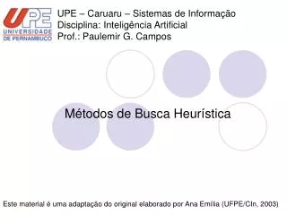 m todos de busca heur stica
