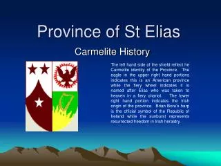 Province of St Elias