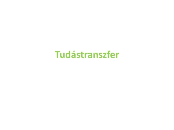 tud stranszfer