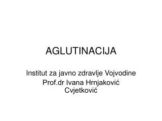 aglutinacija