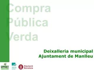 Deixalleria municipal Ajuntament de Manlleu