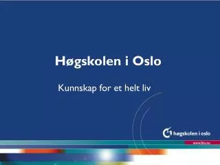 h gskolen i oslo