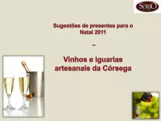 Sugestões de presentes para o Natal 2011 ~ Vinhos e iguarias artesanais da Córsega
