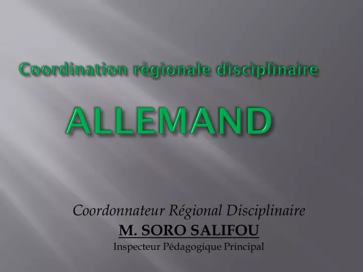 coordination r gionale disciplinaire allemand