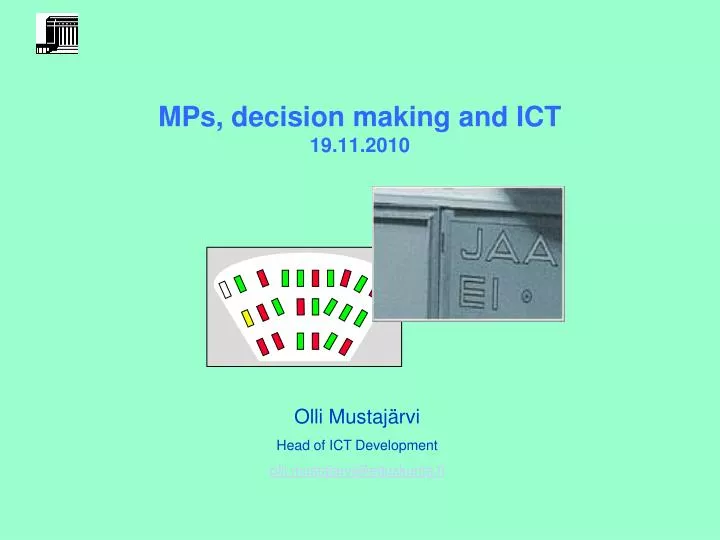 mps decision making and ict 19 11 2010