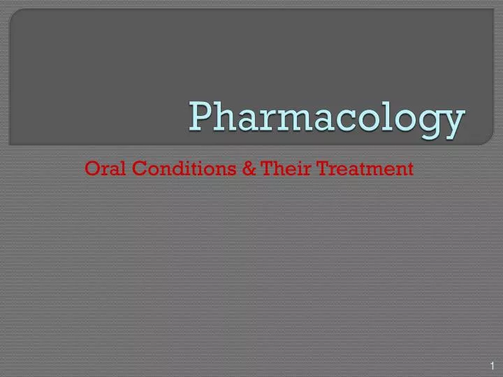 pharmacology