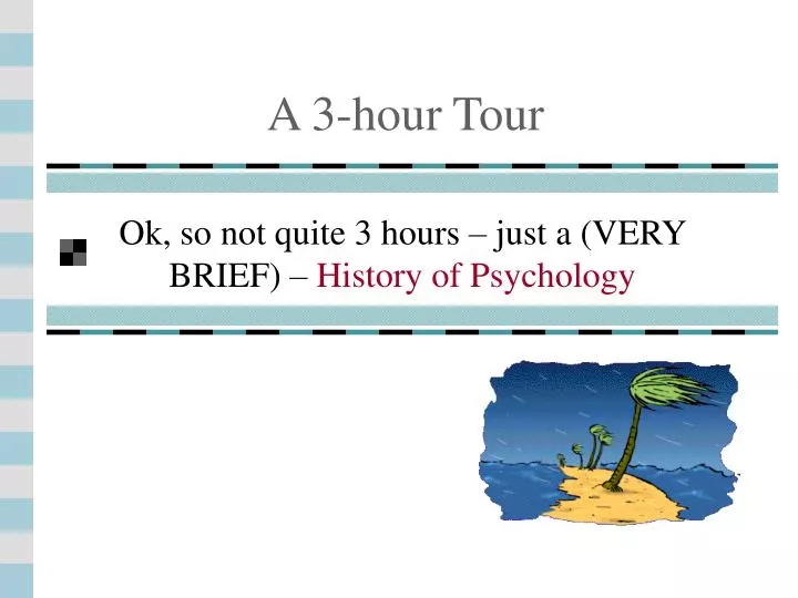 a 3 hour tour
