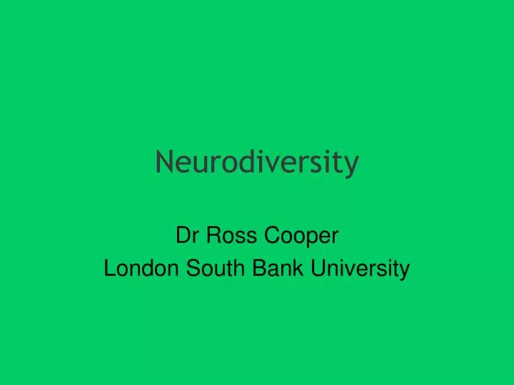 neurodiversity