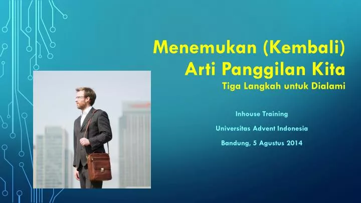 menemukan kembali arti panggilan kita tiga langkah untuk dialami