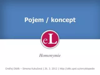 pojem koncept