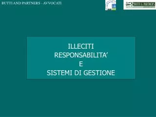 illeciti responsabilita e sistemi di gestione