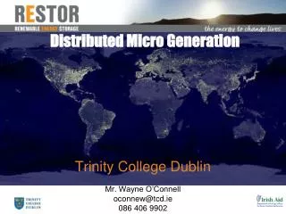 Distributed Micro Generation