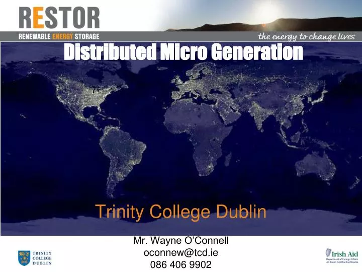 distributed micro generation