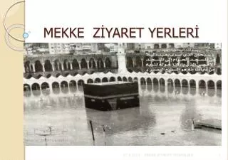 mekke z yaret yerler