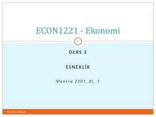 econ1221 ekonomi