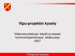 vipu projektin kysely