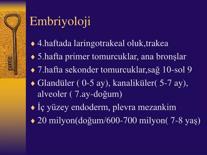 embriyoloji