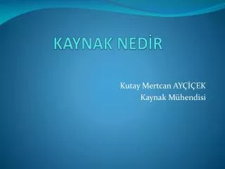 kaynak ned r