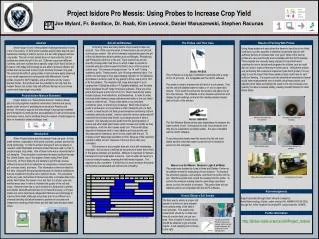 Project Isidore Pro Messis: Using Probes to Increase Crop Yield