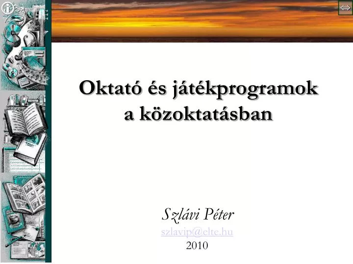 oktat s j t kprogramok a k zoktat sban