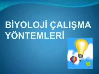b yoloj ali ma y ntemler