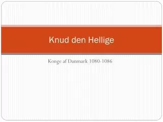 knud den hellige