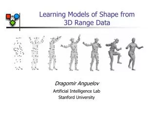 Learning Models of Shape from 3D Range Data