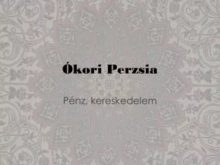 kori perzsia