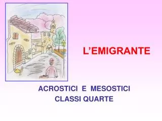 l emigrante