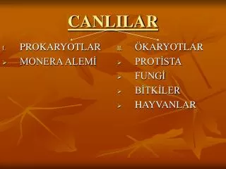 canlilar