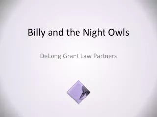 Billy and the Night Owls