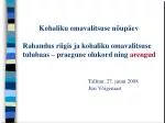 Millest tuleb juttu ? - slide 1