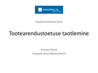 tootearendustoetuse taotlemine