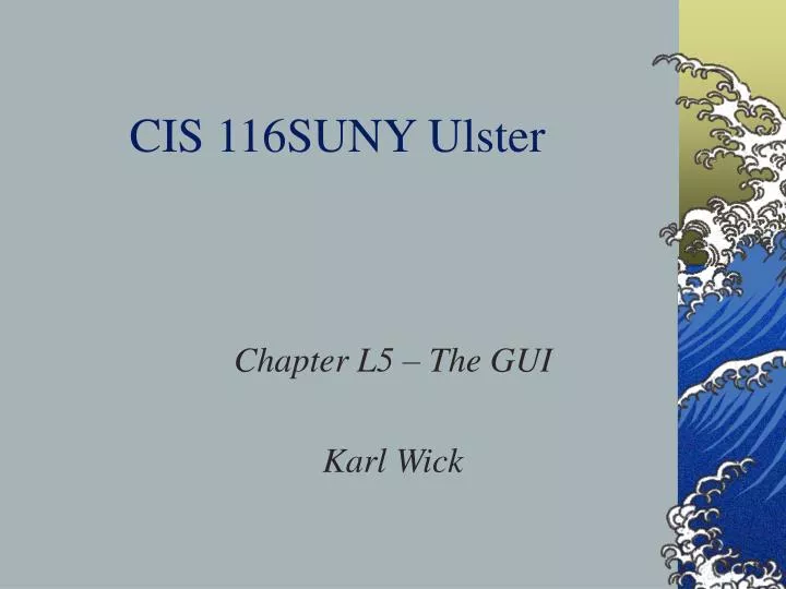 cis 116 suny ulster