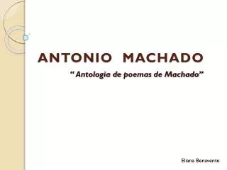 antonio machado