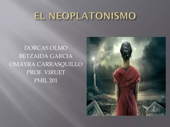 el neoplatonismo