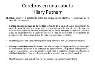 cerebros en una cubeta hilary putna m