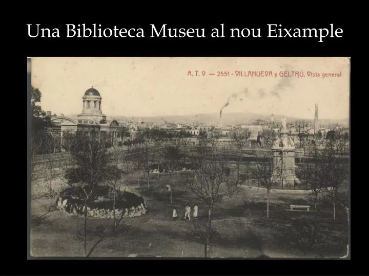 una biblioteca museu al nou eixample