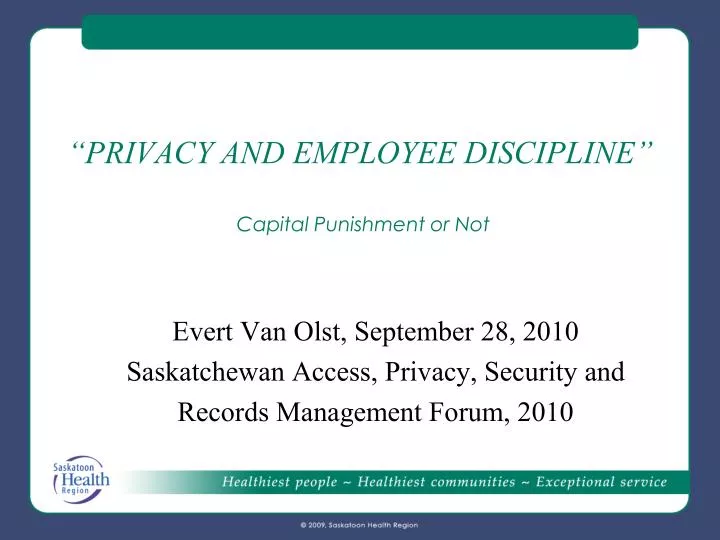 privacy and employee discipline capital punishment or not